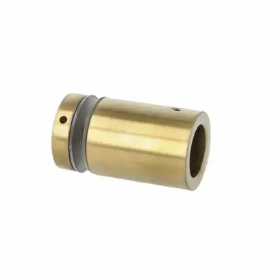 Elegants caurules turētājs D19 mm uz stikla stiprinājumu 8–10 mm stiklam matēta misiņa apdare dušas un stikla sistēmām