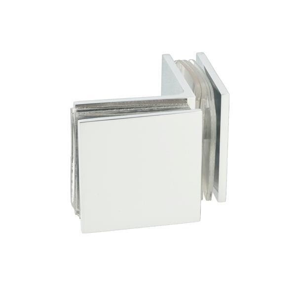 Stiprinājums stiklam BERNI CPL, stikls/stikls 90 grādi, 44x44x16.5mm, 8-10mm stiklam