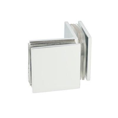 Stiprinājums stiklam BERNI CPL, stikls/stikls 90 grādi, 44x44x16.5mm, 8-10mm stiklam