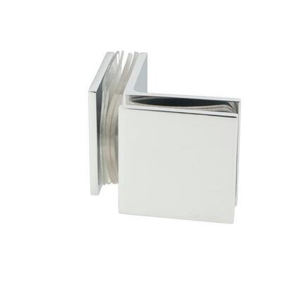 Stiprinājums stiklam BERNI CPL, stikls/stikls 90 grādi, 44x44x16.5mm, 8-10mm stiklam