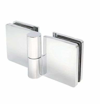 Eņģe dušai, labā, stikls/stikls, 180°, hromēta, 8-12mm stiklam