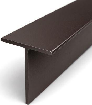 Alumīnija T-profils 40×40×3 mm, RAL 8022 MAT