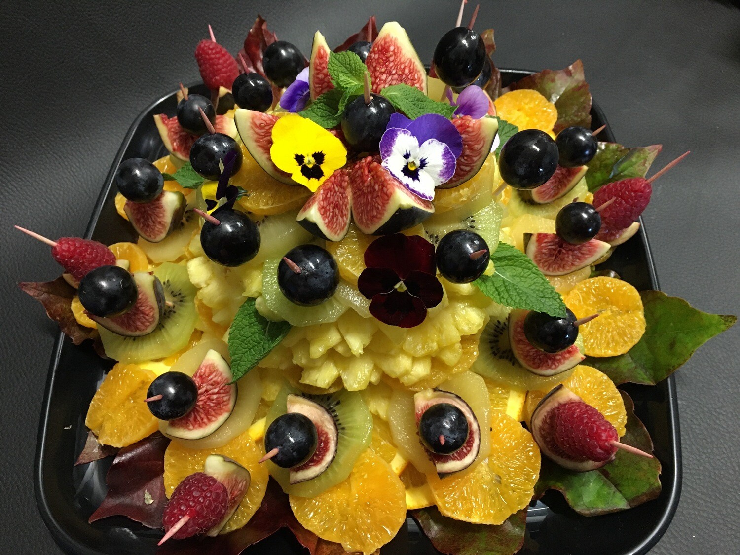 Plateau de fruits frais découpés TAILLE S