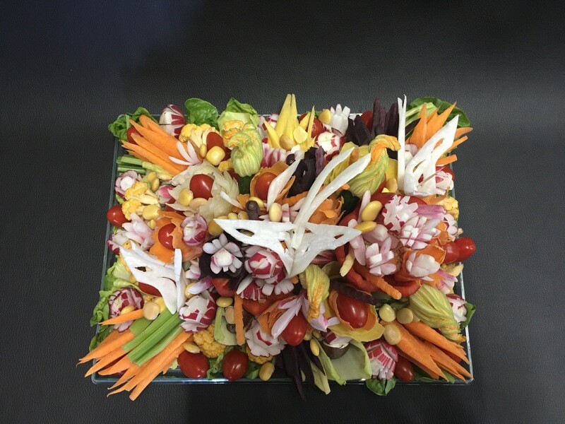 Plateau de légumes frais 100 % découpés TAILLE XL