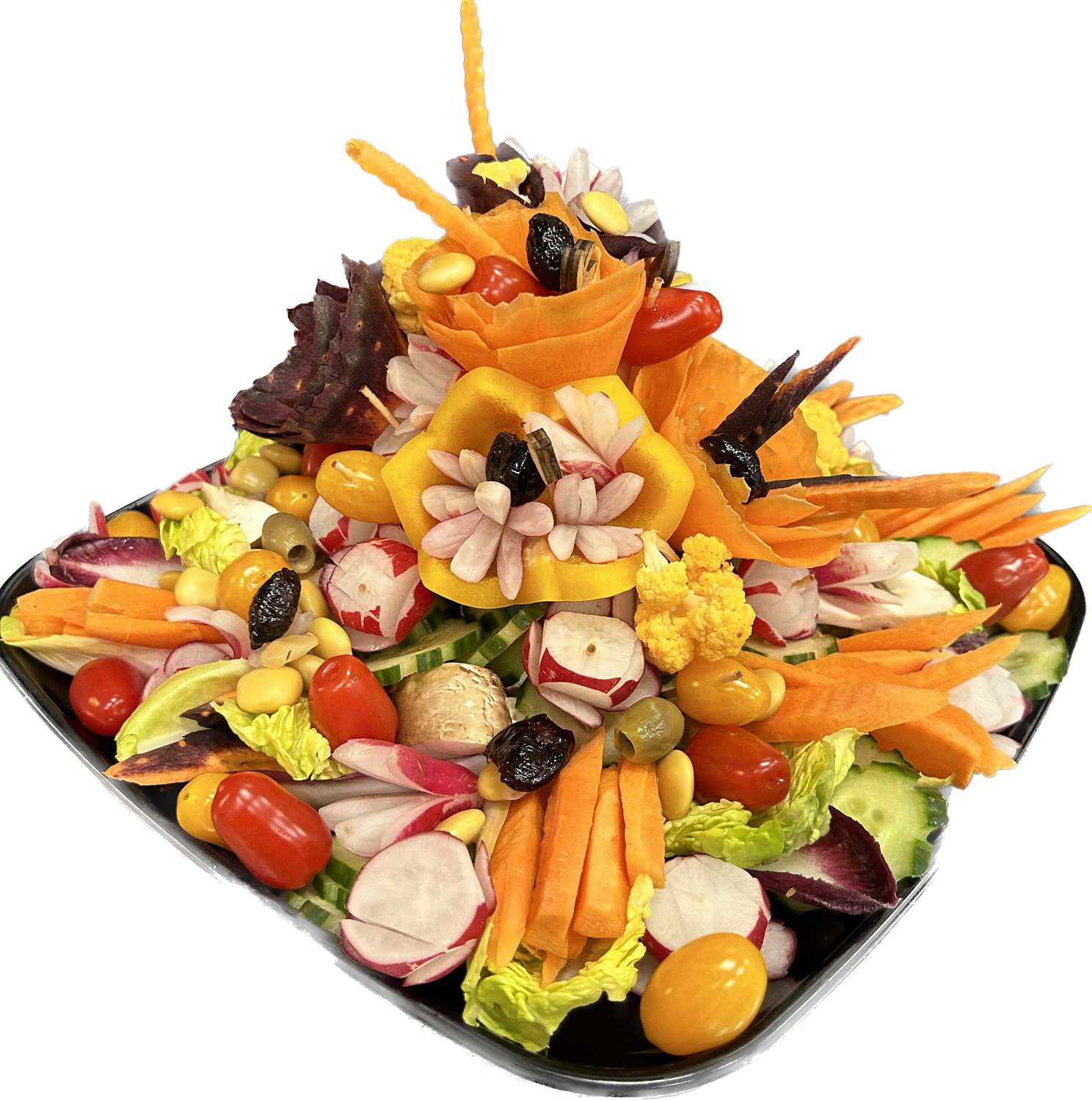 Plateau de légumes frais 100 % découpés TAILLE S