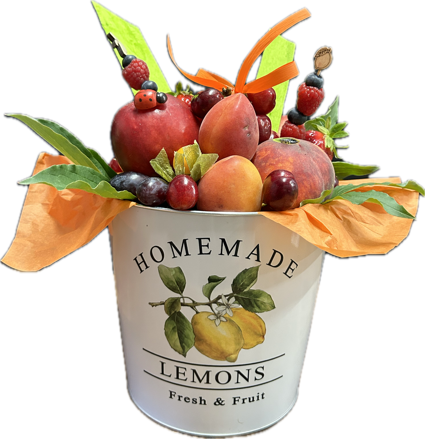 Corbeilles de fruits frais