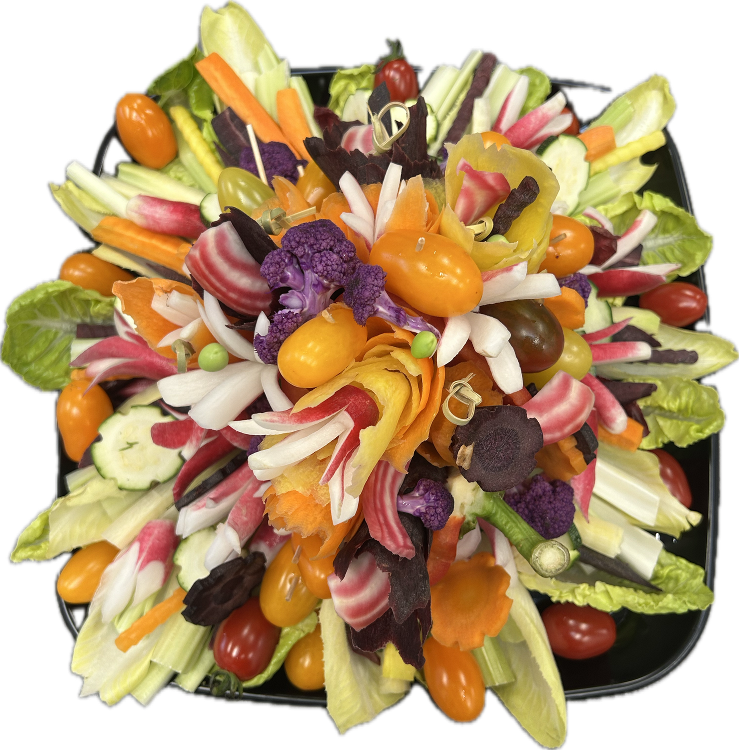 Plateau de légumes frais 100 % découpés TAILLE S