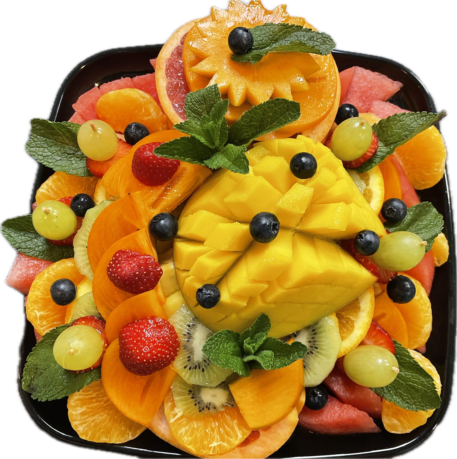 Plateau de fruits frais 100% découpés TAILLE S