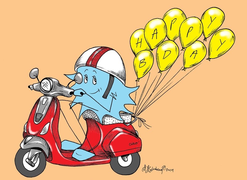 Birthday Vespa
