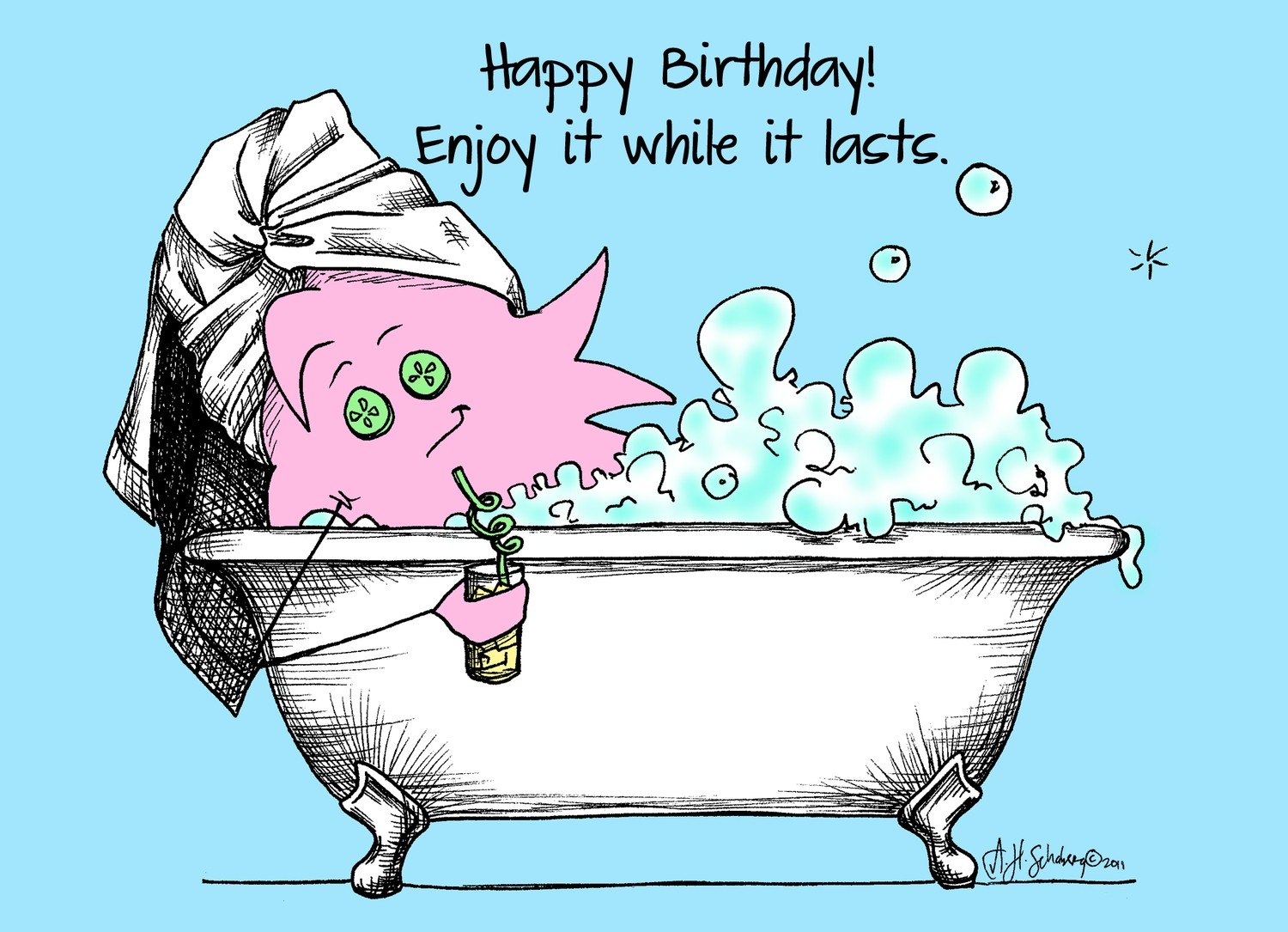 Birthday Bath