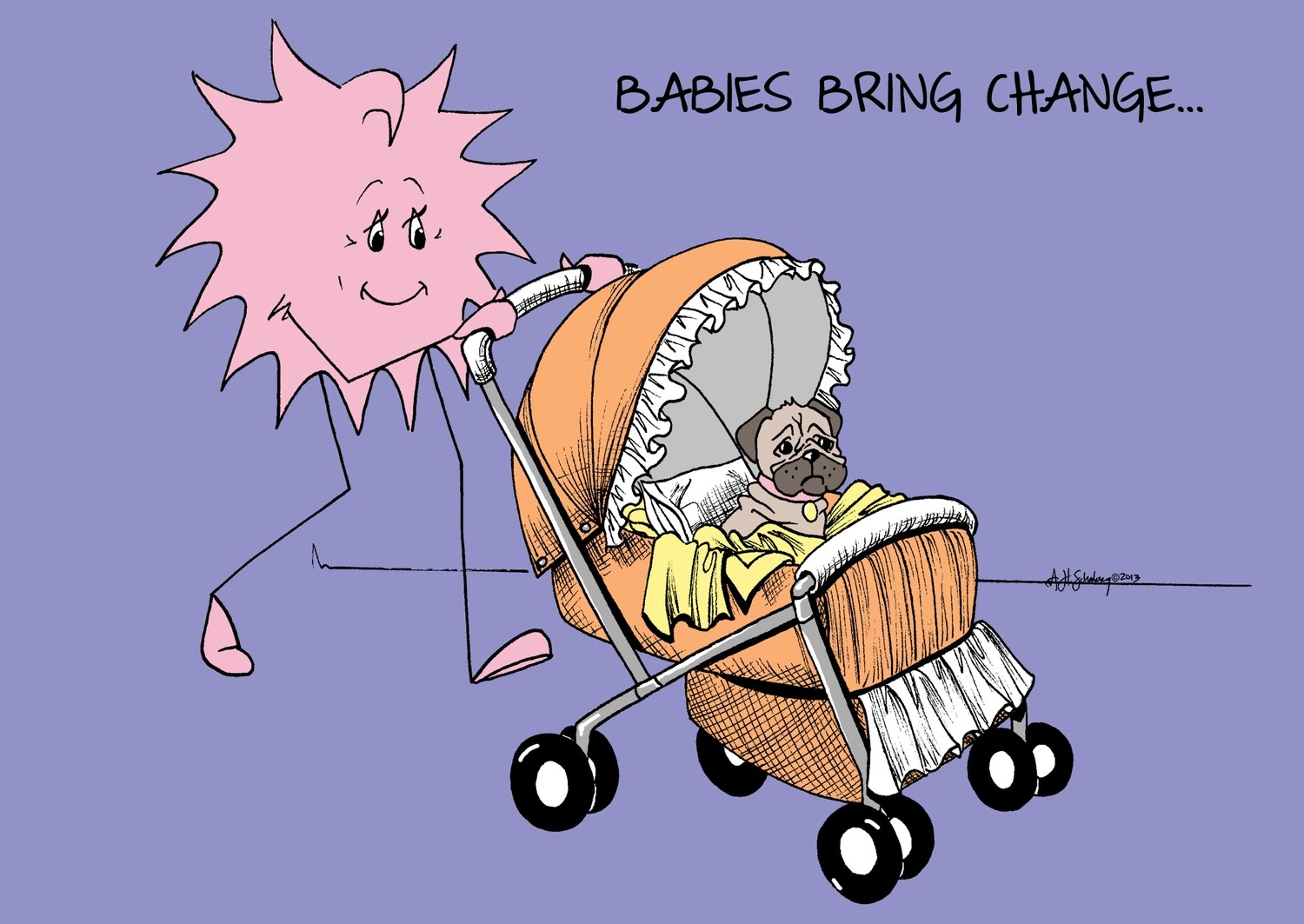 Baby Dog Stroller