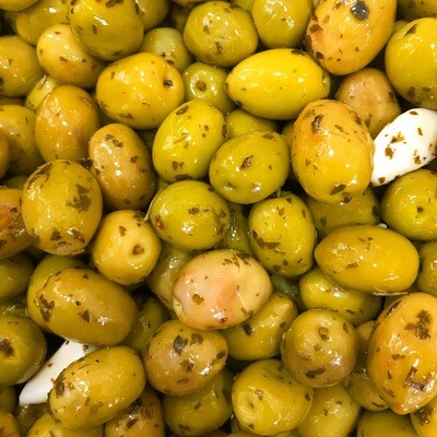 olives à l'ail