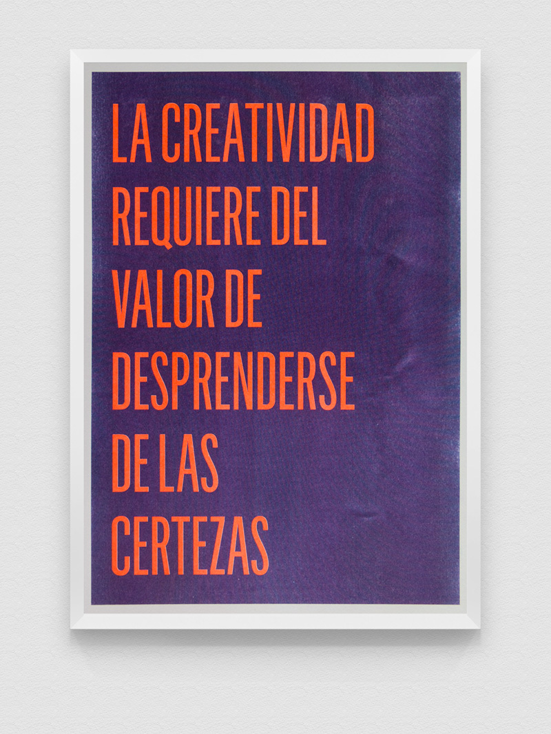 Poster Risografía "LaCreatividad" 18-02