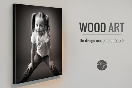 Carte cadeau pour un portrait en WOODART 40x40