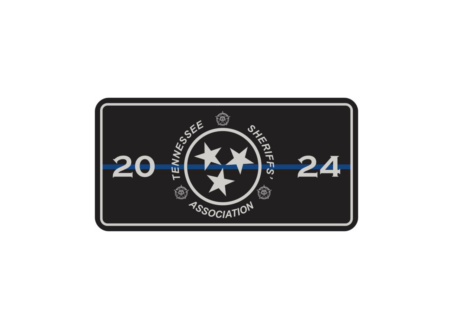 2024 TSA License Plate Limited Edition Black