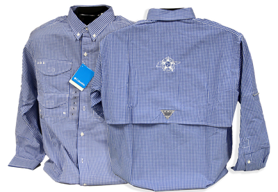 Columbia Bonehead L/S Blue Gingham