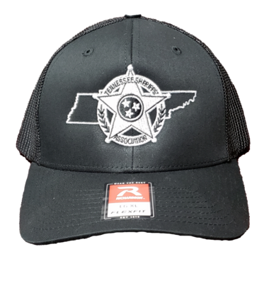 Black &amp; Black Flex Back Hat 