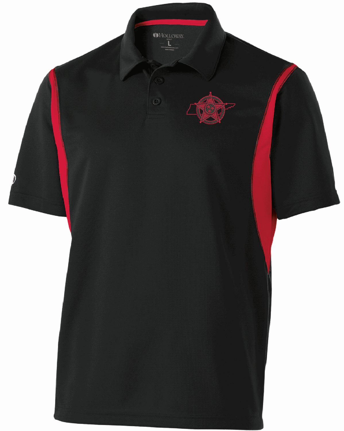Black &amp; Red Polo-Small