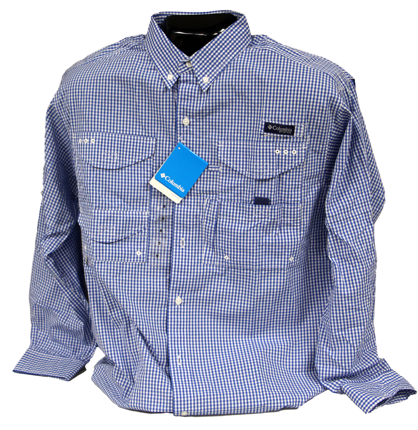 Blue Gingham Columbia-Small