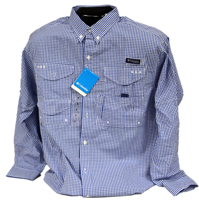 Blue Gingham Columbia-Small