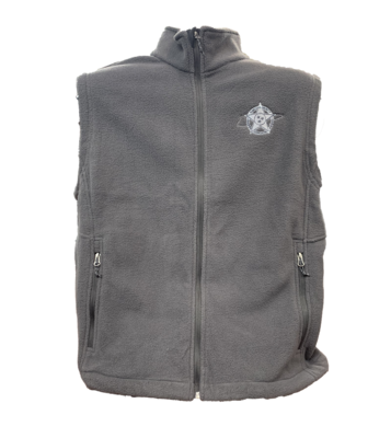 Grey Fleece Vest-Medium