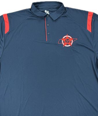 Navy &amp; Red Polo Large