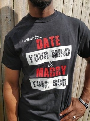 Date Your Mind Male T-Shirt