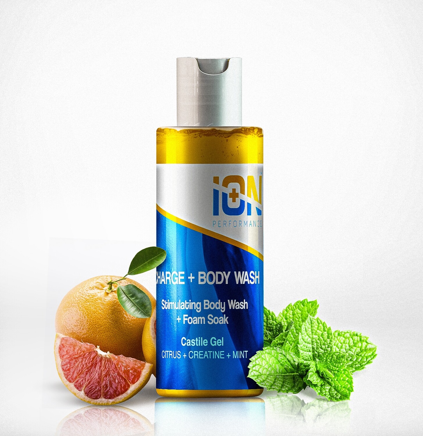 iON CHARGE | Orange Mint | Pre-Game Body Wash + Foam Soak