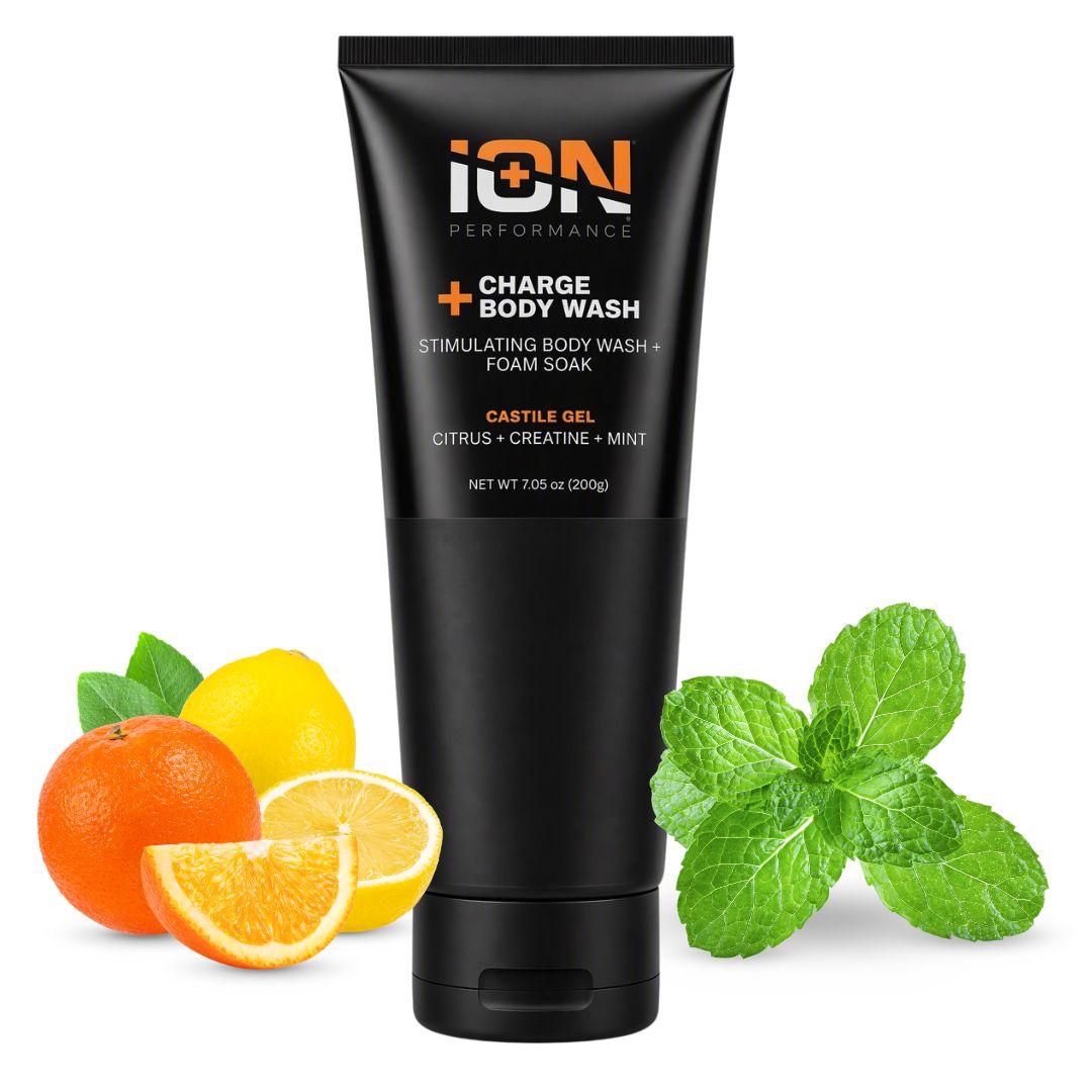 iON CHARGE | Orange Mint | Pre-Game Body Wash + Foam Soak