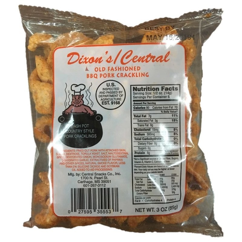 BBQ Flavored Pork Cracklings
