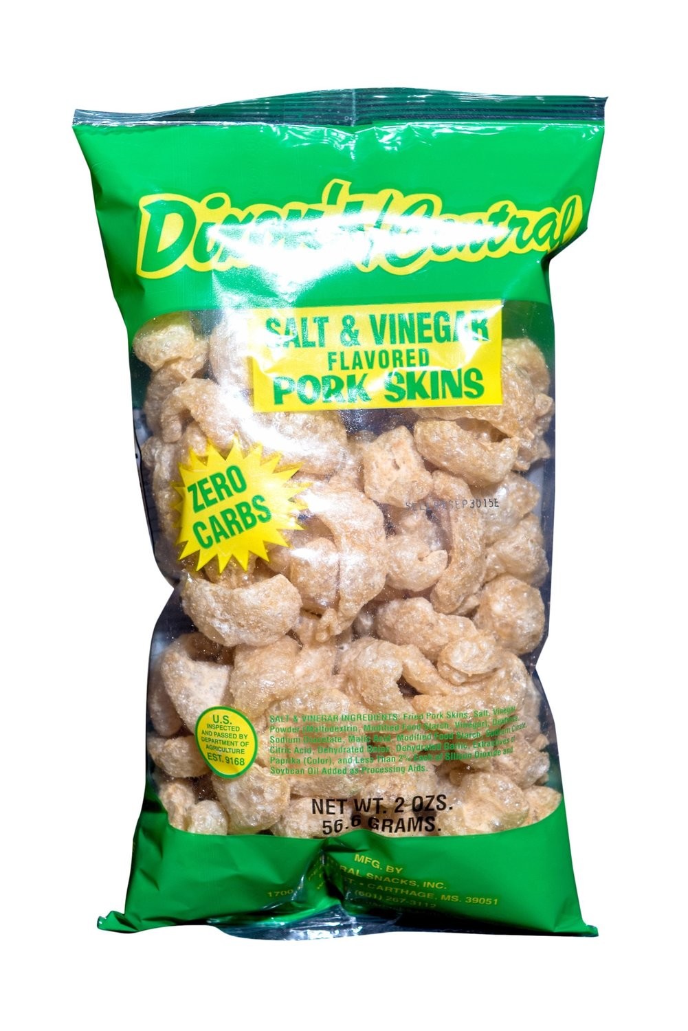 Salt & Vinegar Flavored Pork Skins