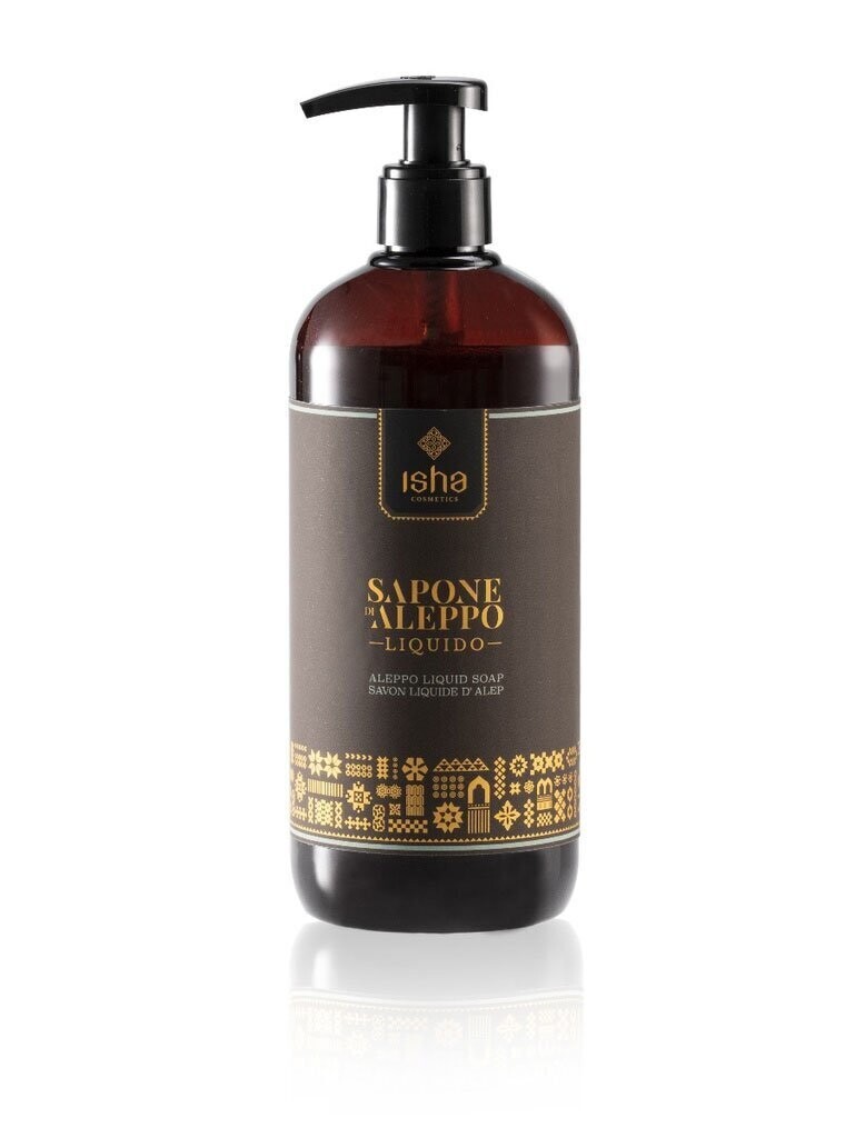 Sapone di Aleppo liquido 25% olio di Alloro – 500ml Sapone di Aleppo liquido 25% olio di Alloro – 500ml