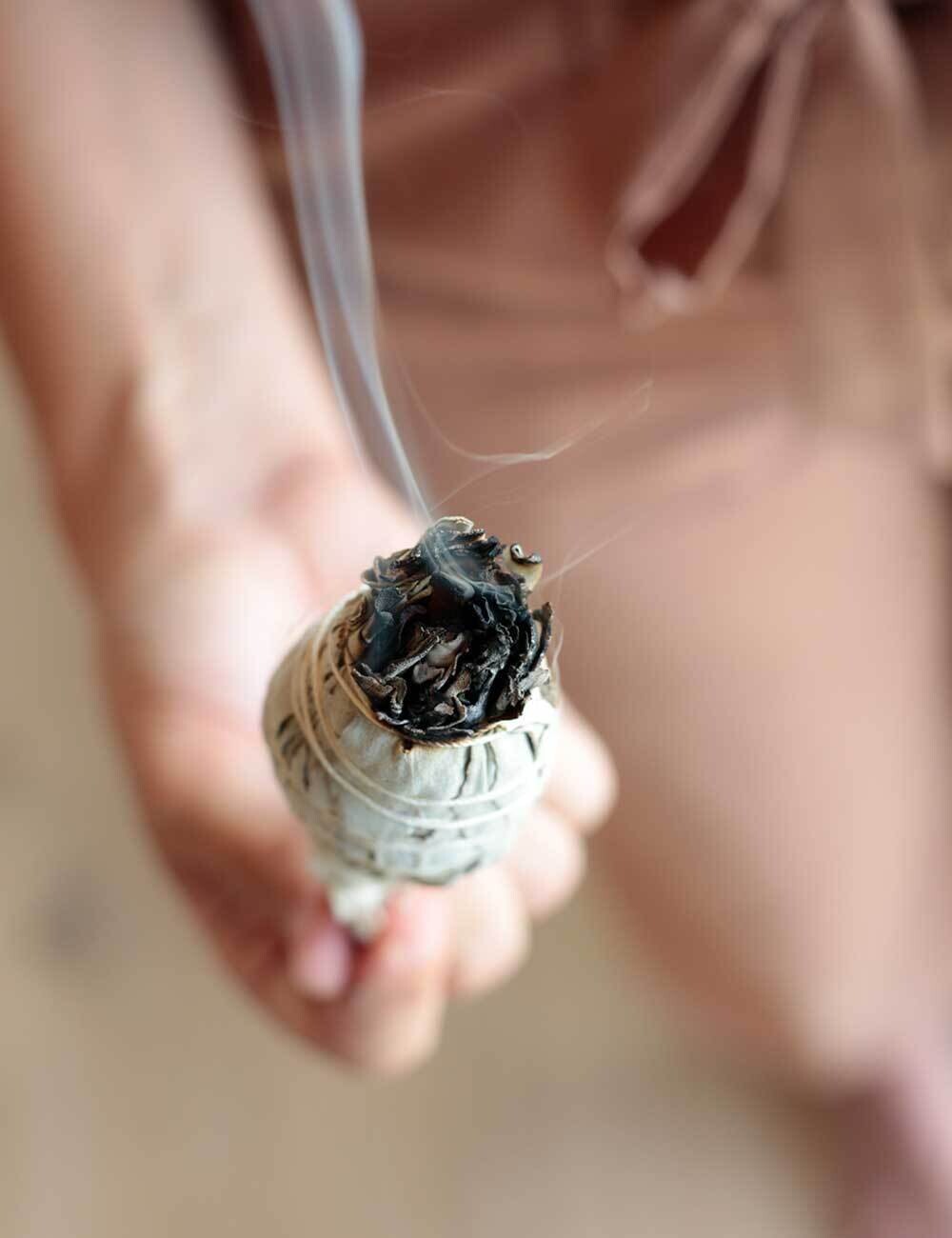 INCENSO DI SALVIA BIANCA INCENSO DI SALVIA BIANCA