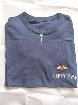 HappyHigh Navy Moth T Shirt