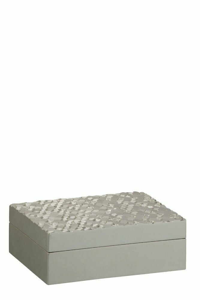 Porta Jóias em Prata Hexagonal