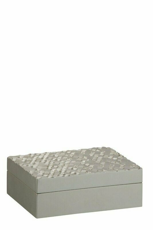 Porta Jóias em Prata Hexagonal