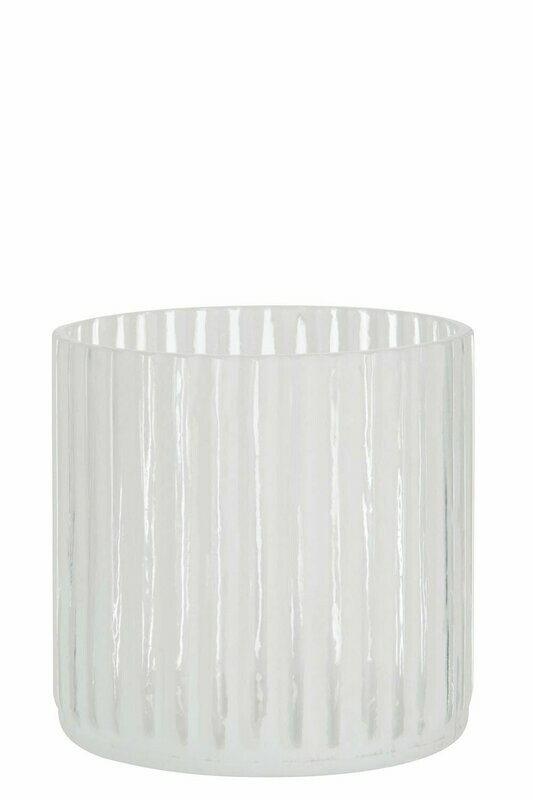 VASO  BRANCO COM RISCAS