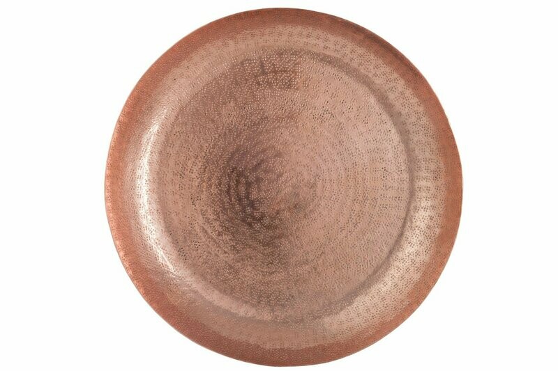 TRAVESSA DECORATIVA REDONDA ROSE GOLD