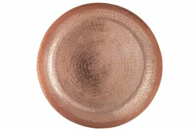 TRAVESSA DECORATIVA REDONDA ROSE GOLD