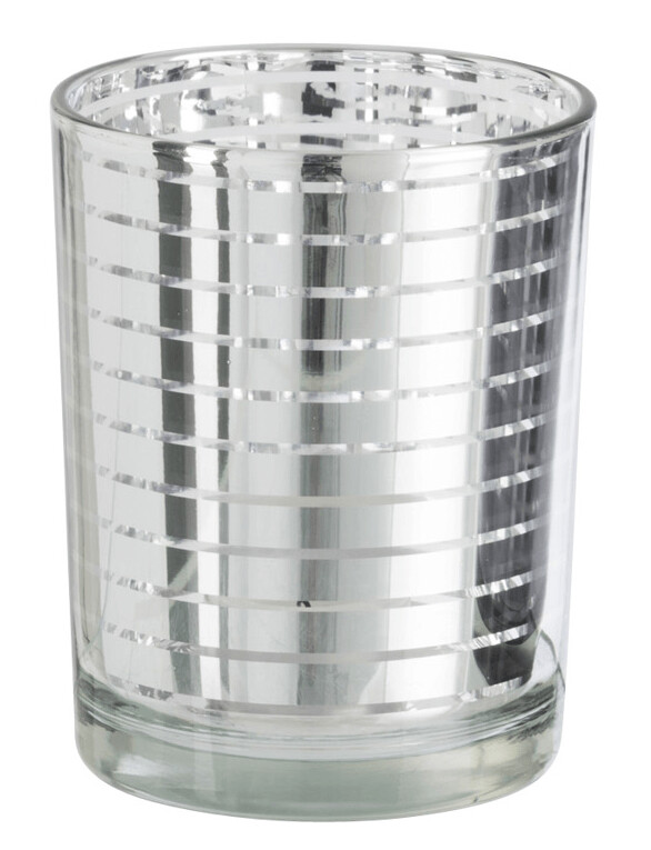 PORTA VELAS COM RISCAS