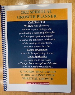2022 Spiritual Growth Planner
