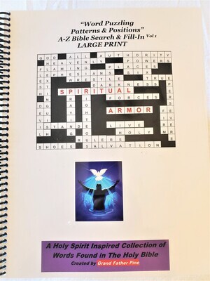 A-Z BIBLE SEARCH &amp; FILL-IN LARGE PRINT WORD PUZZLES