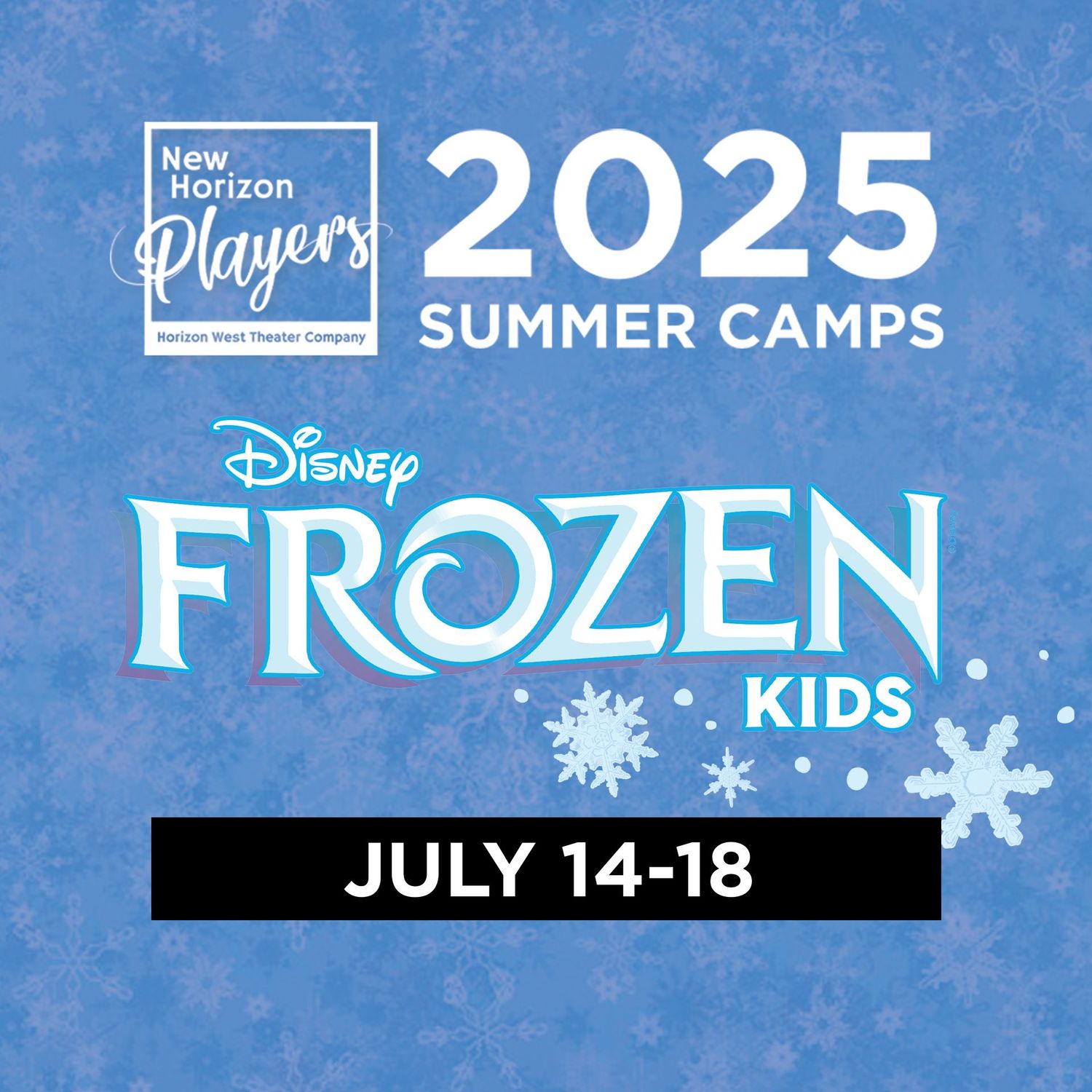 Summer Camp Week 2: Frozen Kids