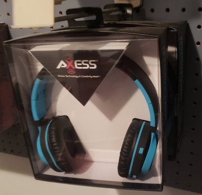 Axess Bluetooth Headphones (Blue)