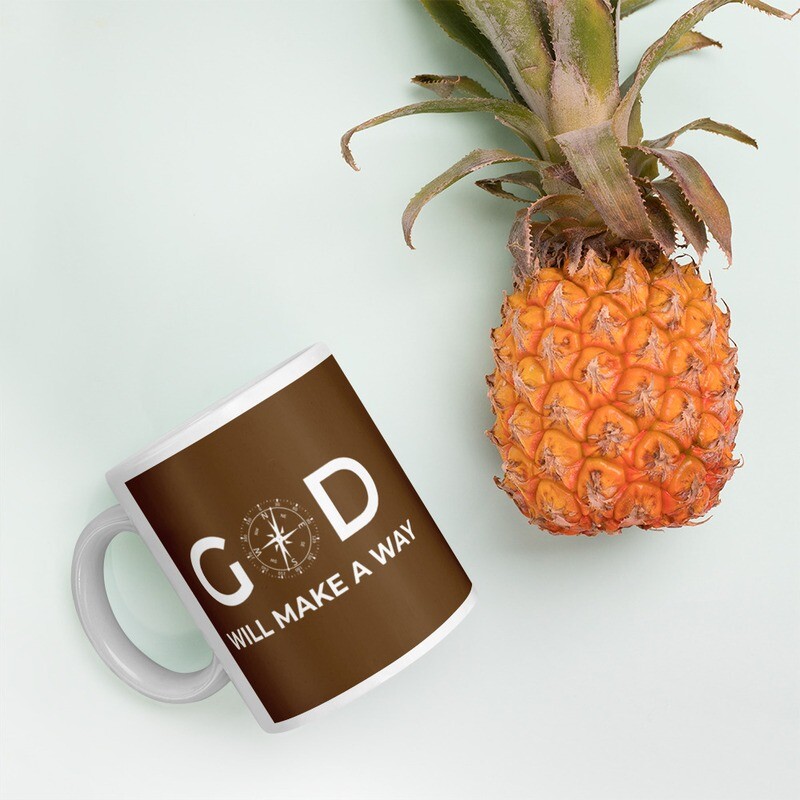 God Will Make A Way Mug – Brown (Ceramic)