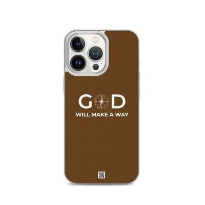 God Will Make A Way iPhone Hybrid Case - Brown