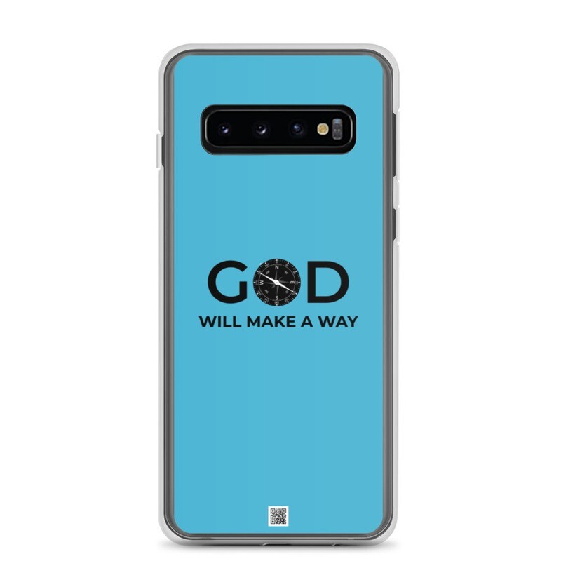 God Will Make A Way Samsung Case – Blue Christian Phone Cover