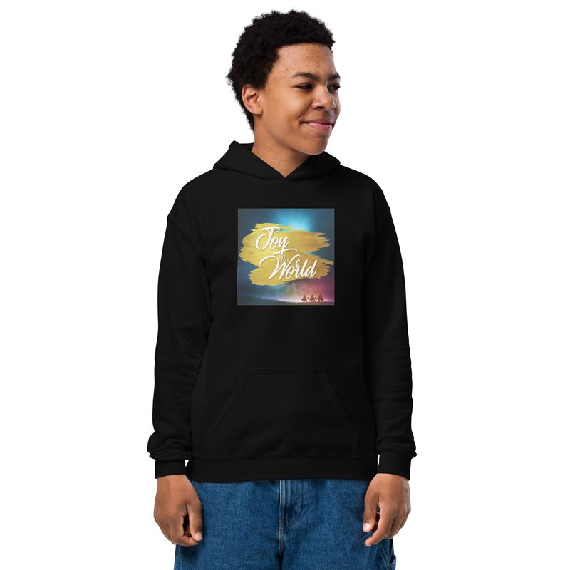 Joy To The World Youth Heavy Blend Hoodie + Music BUNDLE by Kirby D. Trim