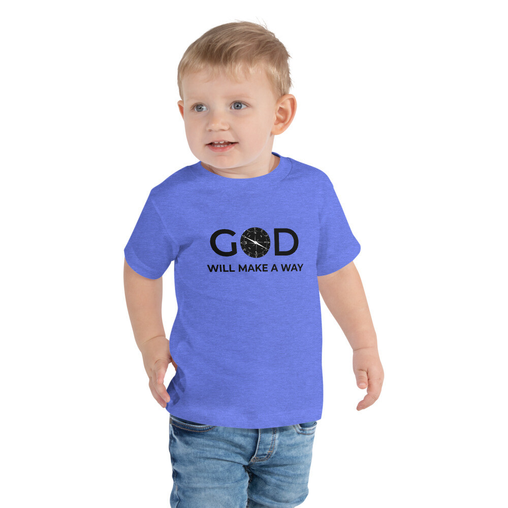 God Will Make A Way Toddler Short Sleeve Tee God Will Make A Way Toddler Shirt