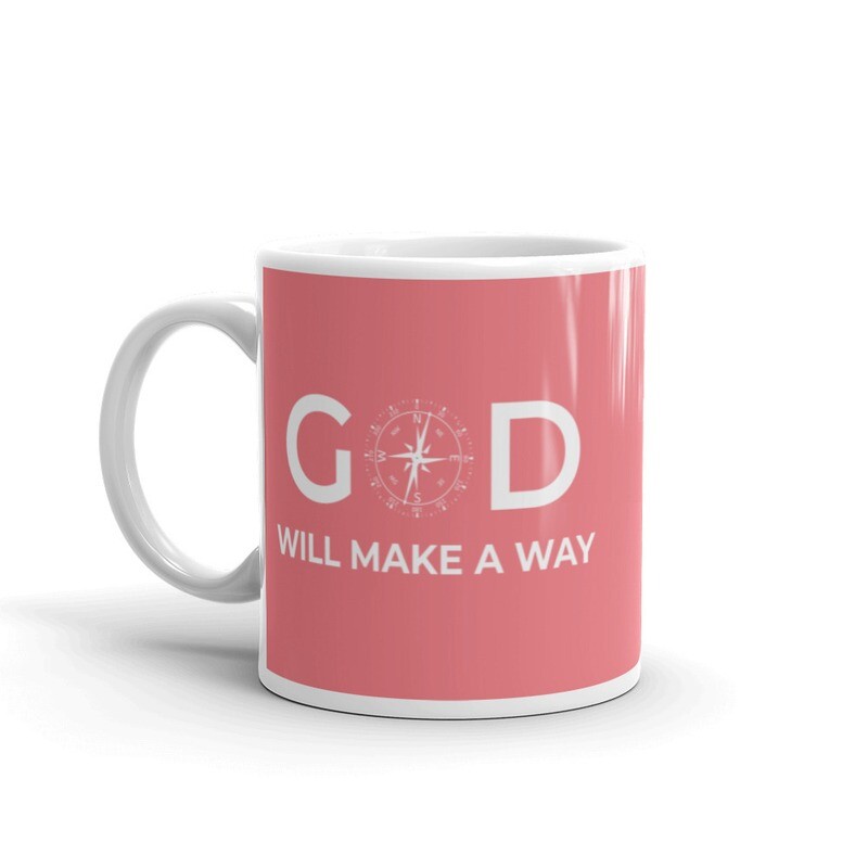 God Will Make A Way Mug – Pink (Ceramic)

